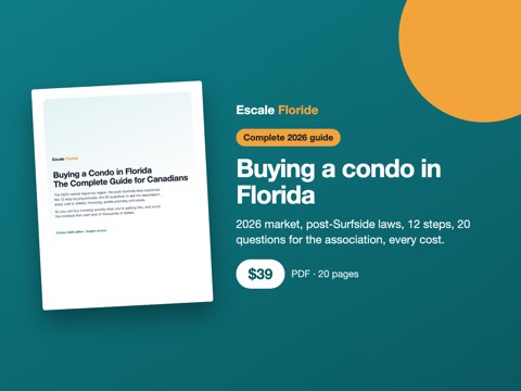 Cover of the Buying a Condo in Florida guide